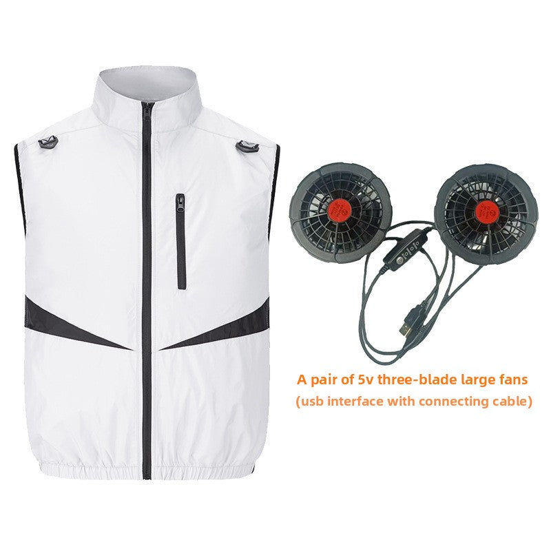Cooling Fan Vest for Outdoor Work