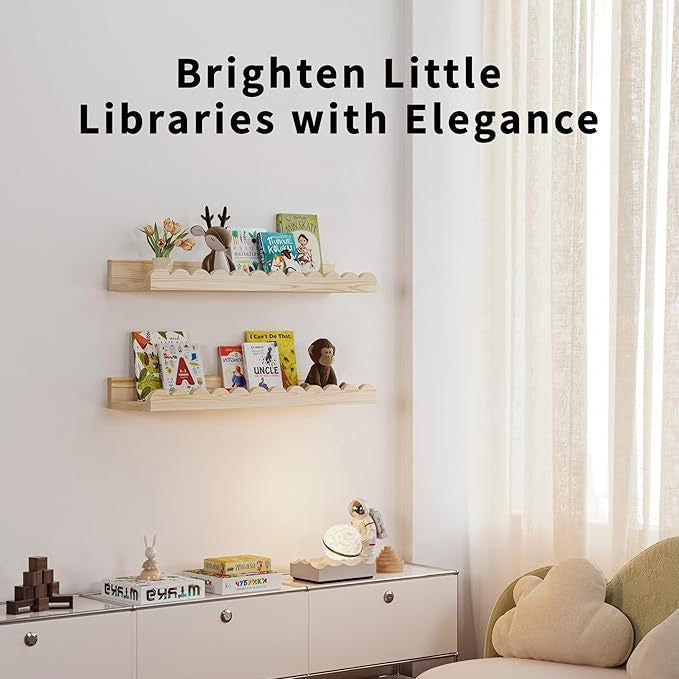 Childrens Room Wooden Storage Shelf