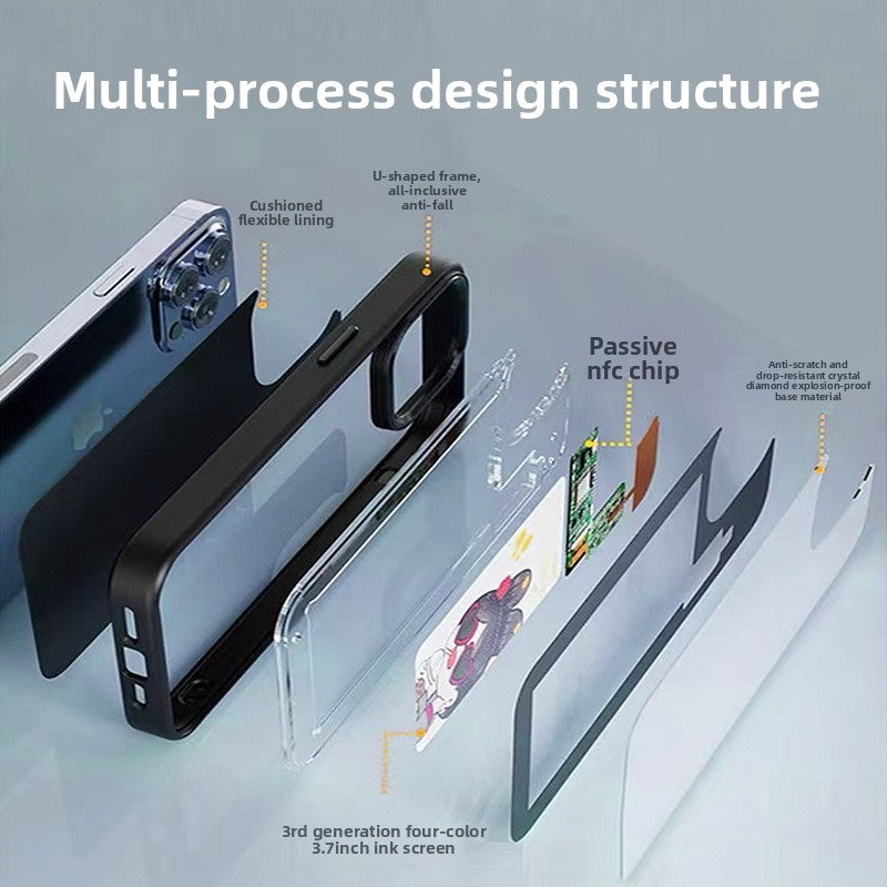 Flexible E Ink Display Phone Case for iPhone