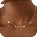English Letter Titanium Steel Necklace