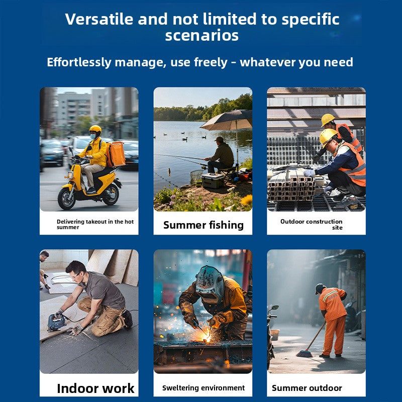 Cooling Fan Vest for Outdoor Work