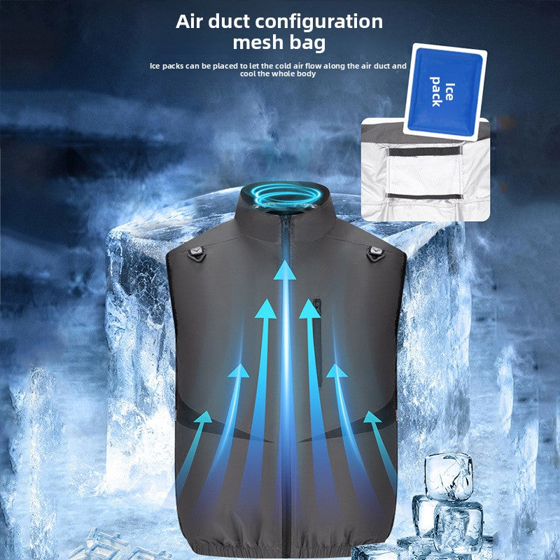 Cooling Fan Vest for Outdoor Work