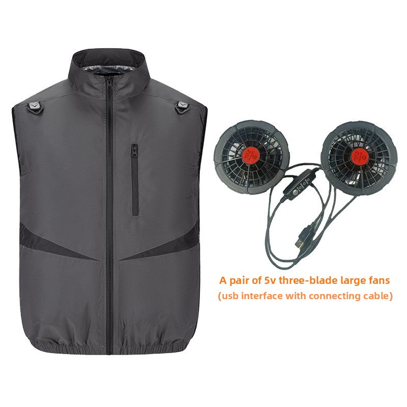Cooling Fan Vest for Outdoor Work